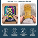 Sensory Activity Board: Silicone Fidget Toy | Shoe Tying Practice & Portable Travel Strap | Silence Stress Relief for ADHD & Autism | Anxiety Calming | Kids 3+ & Adults Ready Packaging by TinyTreasures Baby Boutique