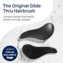 Crave Naturals Glide Thru Detangling Brush, Detangler Brush for Curly, Straight, Wet and Dry Hair Comb for Adults and Kids, Hair Accessories for Women, Black by TinyTreasures Baby Boutique