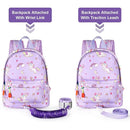 Accmor Toddler Backpack Leash with Anti Lost Wrist Link, Cute Mini Child Walking Harnesses Keep Kids Close Back Pack Rope Tether Rein for Baby Boys (Purple/Unicorn) by TinyTreasures Baby Boutique