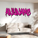 Custom Graffiti Name Wall Decal Personalized Name Wall Decals Spray Paint Graffiti Decal Large Vinyl Decals Sticker for Home & Room Décor, Removable WallArt for Kids & Teens Bedroom, Car, Vehicles by CozyNest Decor