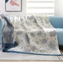 MSGKV Boho Throw Blanket for Couch Sofa Bed Decor, 100% Cotton Blankets Warm Versatile KnitWoven Blanket, Super Soft Warm & Decorative Blanket for Sofa Bed Living Room, 78''Wx 90''L by CozyNest Decor