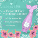 Glimmer Wish Mermaid Kids Body Wash, Gentle Cleanser and Moisturizing Sulfate Free Body Wash, Skin Care for Kids, Tropical Beach Scent, 12 Fl Oz by TinyTreasures Baby Boutique