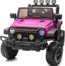 24V Kids Ride on Car, Kids Electric Vehicles Car Ride on Toy Truck for Toddlers w/Remote Control, 400W Motor - Pink by TinyTreasures Baby Boutique