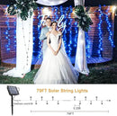 2 Pack Solar String Lights for Outside, Each 79Ft 240LED Solar Lights Outdoor, 8 Modes Waterproof Solar Powered Fairy Twinkle Lights for Backyard Patio Tree Party Garden Decoration, Blue by GreenHaven Gardens