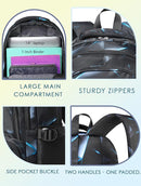 BLUEFAIRY Kids Backpack for Boys Elementary Primary Middle School Bags for Childs Book Bags Bookbags Lightweight Padded Straps Back to School Mochilas para Niños 17" Black/Blue by TinyTreasures Baby Boutique