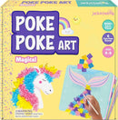 jackinthebox Poke Poke Art – Magical Theme, Mess-Free Fabric Art and Craft, Flower Pressing Kits, Gift for Kids, Girl Gifts, DIY Activity Boy Gift, Toys for Girls and Boys Ages 4 5 6 7 8 by TinyTreasures Baby Boutique