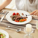 KINGSTONE Silverware Set, 40-piece 18/10 Stainless Steel Flatware Set Cutlery Set for 8, for Kitchen, Home, Wedding, Party, Mirror Polished and Dishwasher Safe, Featured Gifts by CozyNest Decor