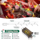 Heceltt 1140 LED 449 FT String Lights Outdoor, 8 Modes Christmas Lights Plug in, IP44 Waterproof Led String Lights with Timer and Memory for Xmas Yard Party Decorations (Red and Warm White) by GreenHaven Gardens