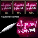 WLHOPE All You Need is Nails Neon Sign, Nail Neon Signs for Wall Decor, Pink Led Signs USB Connectivity Nails Light Up Signs for Bedroom Home Bar Girls Room Beauty Shop Nails Room, Gift for Girls by GreenHaven Gardens
