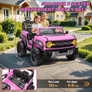 ENYOPRO 24V Ride On Toys for Big Kids, Licensed Ford Bronco Raptor 2 Seater Kids Electric Vehicle, Battery Powered Ride On Car Jeeps w/Remote Control, Bluetooth, 3 Speed, LED Lights for Ages 3+, Pink by TinyTreasures Baby Boutique