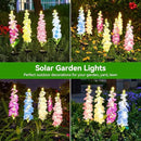 KOOPER Solar Lights Outdoor Garden Decor, 4 Pack Upgraded Delphinium Solar Garden Lights, 36 LEDs Garden Lights Solar Powered, Waterproof Solar Lights for Outside, Solar Flowers Lights for Yard Decor by GreenHaven Gardens