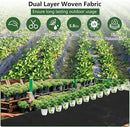 Broadfashion Woven Landscape Fabric 5.8oz, 4 x 300FT Weed Fabric Barrier, Double Layer, Garden Fabric Weed Barrier, Weed Control Fabric Ground Cover, Gardening Mat for Garden Beds, Landscaping by GreenHaven Gardens