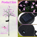 6 Pcs Pink Flamingos Yard Decoration Solar Flamingo Stake Lights Outdoor LED Yard Decorations for Pathway Lawn Patio Walkway Christmas, 29.5" Height by GreenHaven Gardens