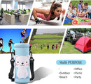 AUPET Water Bottle Bag Carrier,24oz/32oz Insulated Neoprene bottle Sling Holder Case Pouch Cover for 1000ML/750ML Bottles with Shoulder Strap for walking by TinyTreasures Baby Boutique