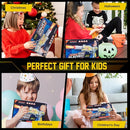 Light Up Toy Gun with Sound Effects & Spray for Ages 3, 4, 5, 6, 7+ Boys - Unique Barrel Telescopic Action - Ideal Halloween Christmas Birthday Gift for Toddlers Kids (Batteries Not Included) by TinyTreasures Baby Boutique
