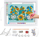 A3 LED Light Box for Tracing, elice Artist Drawing Lightbox Light Table Light Pad Light Copy Board, Up to 8000 Lux Super Bright Lightpad for Cricut Weeding Vinyl, Diamond Painting, Sketching (White) by TinyTreasures Baby Boutique