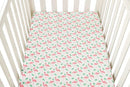 Pack n Play Sheet Stretchy Fitted Portable Mini Crib Sheets Set 3 Pack,Playard Sheets Convertible Playard Mattress Cover,Ultra Soft Jersey Material,Flamingo Elephant & Lion by TinyTreasures Baby Boutique
