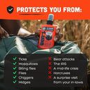 Ben's 100 Tick & Insect Repellent - Alcohol-Free DEET Insect Repellent Pump Spray - Offers 10 Hours of Protection for Adults & Children -3.4 Fl Oz (2 Pack) by TinyTreasures Baby Boutique