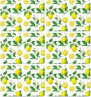 Lemon Placemats Set of 6 Summer Plastic Table Mats Yellow Lemonade Theme Place Mats Washable Vinyl Rustic Holiday Table Decoration for Indoor Outdoor Party Kitchen Dining by CozyNest Decor