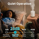 ASAKUKI Essential Oil Diffuser, Aromatherapy Cool Mist Home Humidifier with 7 LED Color Changing Light and Auto-Off Safety Switch, 8 Essential Oils Set, 300ml (Brown with Oils) by TinyTreasures Baby Boutique