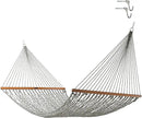 Original Pawleys Island Large Green Oatmeal Heirloom Tweed DURACORD® Rope Hammock with Extension Chains & Tree Hooks, Handcrafted in The USA, 450 LB Weight Capacity, 13 ft. x 55 in. by GreenHaven Gardens