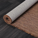 Washable Indoor Outdoor Rug 6x9 Weather Resistant Area Rugs Modern Solid for Porch Deck Balcony Backyard Patio Outside Carpet (6 X 9 Gold Brown) by CozyNest Decor