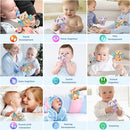 BLOOBLOOMAX Sock rattles for Babies 0-24 Months Baby Animal Foot Finder Educational Toys by TinyTreasures Baby Boutique