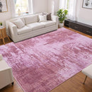 Living Room Rugs 6x9 Hot Pink Washable Area Rug, Abstract Modern Bedroom Rugs Non Slip Stain Resistant Neutral Large Carpet for Nursery, Dining, Kids Playroom, Dining Room, Office by TinyTreasures Baby Boutique