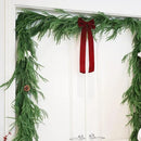 2PCS 9FT Christmas Garland Norfolk Pine Garland Real Touch Artificial Greenery Garland for Mantle Fireplace Table Indoor Outdoor Decor (Normal) by CozyNest Decor