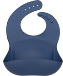 Loulou Lollipop Soft, Waterproof Silicone Feeding Bib by TinyTreasures Baby Boutique