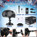 4 Pcs Christmas Snowflake Projector Lights Outdoor Waterproof Highlight Rotating LED Snow Lights with Remote Control for Xmas Holiday Party Garden Landscape Home Decoration by GreenHaven Gardens