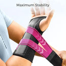 FREETOO Wrist Support Brace Left Hand for Tendonitis, Sprained Wrist, Strain, Pain Relief Wrist Splint for Carpal Tunnel, Arthritis, Wrist Immobilizer Fit Women and Men for Sleeping (S/M, Black/Pink) by CozyNest Decor