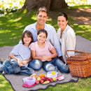 Waterproof Warm Fleece Outdoor Blanket Extra Large Lightweight Portable with Carry Bag for Stadium, Picnic, Camping, Beach, Dogs, Sofa by TinyTreasures Baby Boutique