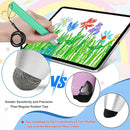 2pcs Kid-Friendly Stylus Pens for Touch Screens, Tablet Stylus Pen with Spring Cord Universal Touch Screen Capacitive Crayon Stylus Green Orange by TinyTreasures Baby Boutique