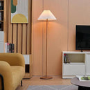GLOBE Electric 61000053 62" Floor Lamp, Wood-Toned Finish, Pleated Fabric Shade, Pull Chain Switch, Reading Light, E26 Base, Modern Classic Lighting for Living Rooms and Bedrooms by CozyNest Decor