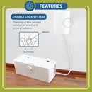 Power Strip Cover and Outlet Cover Box - Effectively Baby Proofs Power Strip on Floor or Wall, Protects Small Hands & Fingers, Cover Box and Outlet Cover Box by TinyTreasures Baby Boutique