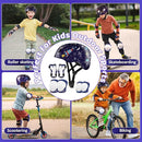 Vvinca Kids Toddlers Bike Helmet Adjustable for Ages 3-5-8 Years, Knee Pads and Elbow Pads Set Wrist Guard Sports Protective Gear Set for Roller Skate Bicycle Skateboard Scooter Girl Boy Birthday Gift by TinyTreasures Baby Boutique
