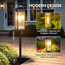 Solar Pathway Lights Outdoor, 6 Pack Upgraded Solar Lights Outdoor Waterproof, Bright Up to 15 Hrs Auto On/Off Garden Light for Yard Patio Lawn Path Walkway Driveway Outside Decor by CozyNest Decor