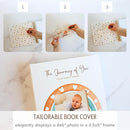 Baby Album Memory Book for Girl or Boy - First 5 Years Unisex Bohemian Rainbow Keepsake Journal to Log Newborn Milestone - Photo Album Scrapbook for Baby Shower - Unique New Parents Gifts for Couples by TinyTreasures Baby Boutique