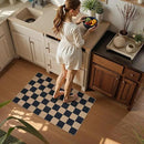 Lahome Checkered Easy Jute 2x3 Rug, Small Entryway Rug Non Slip Kitchen Front Door Mat, Farmhouse Neutral Area Rug Non Shedding Low Pile Floor Carpet for Foyer Porch Doorway by CozyNest Decor
