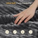 HOOOWOOO Modular Sectional Sofa,8 Pieces Sectional Couches for Living Room,131X98 G Shaped Cloud Couch with Ottoman Chaise Set(Gray Velvet Corduroy) by CozyNest Decor