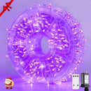 JMEXSUSS 400 LED Halloween Lights, 8 Modes Purple String Lights Indoor,132ft Purple Lights Outdoor Waterproof for Halloween, Christmas,Party,Xmas Tree Lights Decor, EXS-S-0400-R by GreenHaven Gardens