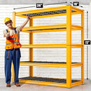 REIBII Garage Shelving Load 3000LBS, 5-Tier Storage Shelves, Adjustable Heavy Duty Metal Shelving Unit for Pantry, Basement, Warehouse, 72" H x 36" W x 16" D by GreenHaven Gardens