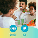 Brusheez Kids’ Electric Toothbrush Set - Safe & Effective for Ages 3+ - Parent Tested & Approved with Gentle Bristles, 2 Brush Heads, Rinse Cup, 2-Minute Timer, & Storage Base (Pepper The Dino) by TinyTreasures Baby Boutique