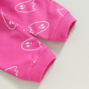 0-4T Toddler Boy Girl Halloween Outfit Fall Clothes Ghost Long Sleeve Sweatshirt Top Pants Baby Halloween Clothes by TinyTreasures Baby Boutique