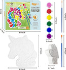 TOYLI Unicorn Painting Kit for Kids, Art Set, DIY Project, Stepping Stone Kit, Includes 2 Brushes and 6 Paints, Mess-Free Arts and Crafts by TinyTreasures Baby Boutique