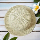 Floppy Big Beach Straw Hats for Women Foldable Summer Wide Brim Packable Sun Hat Womens Travel Straw Fedora Hat by GreenHaven Gardens