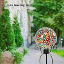VCUTEKA Gazing Ball, 8" Glass Gazing Balls Sphere for Garden Lawn Outdoor Ornament Yard Decorative by CozyNest Decor