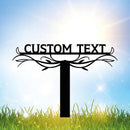 Personalized Metal Text Garden Sign with Stake, Custom Garden Decor for Outdoor, Custom Family Name Sign, Large Patio Decorations, Lawn Art, Farmhouse Decorative, Housewarming Gift by CozyNest Decor