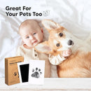 4-Pack Inkless Baby Hand and Footprint Kit - Mess Free Ink Pad for Newborn Keepsake, Dog Nose & Paw Print Kit, Clean Touch Ink Pad for Baby Hand & Footprints, Ideal New Mom Gifts (Jet Black) by TinyTreasures Baby Boutique